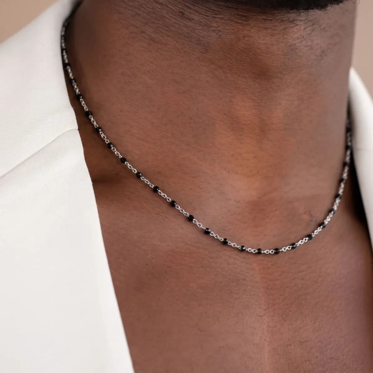 Noir Silver Chain