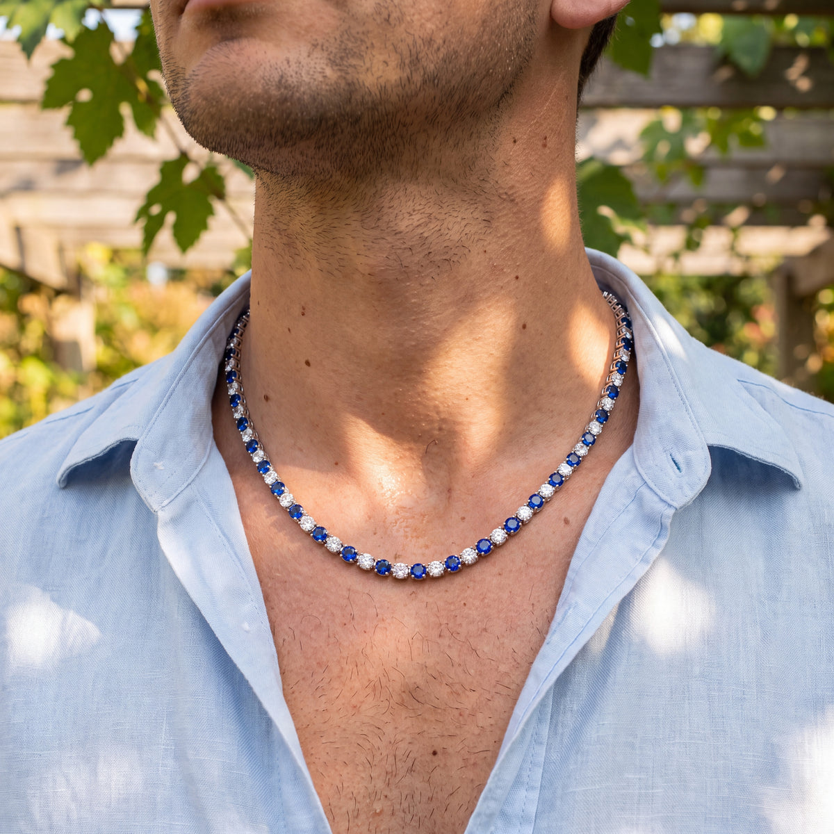 Aspen Marine tennis chain worn