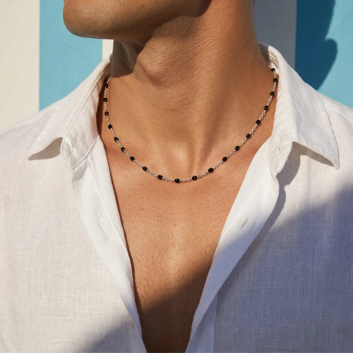 Noir Silver Chain
