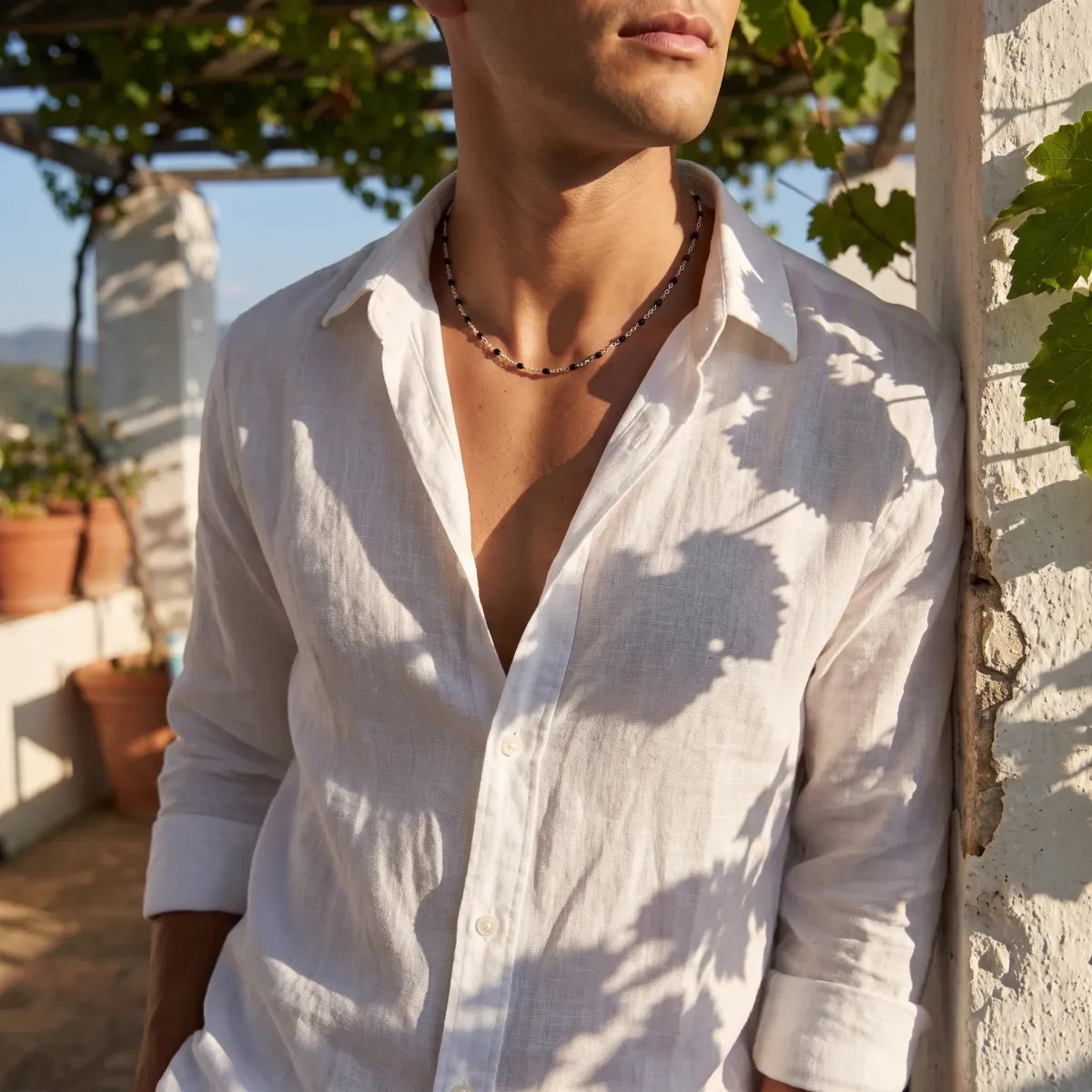 Noir Silver Chain
