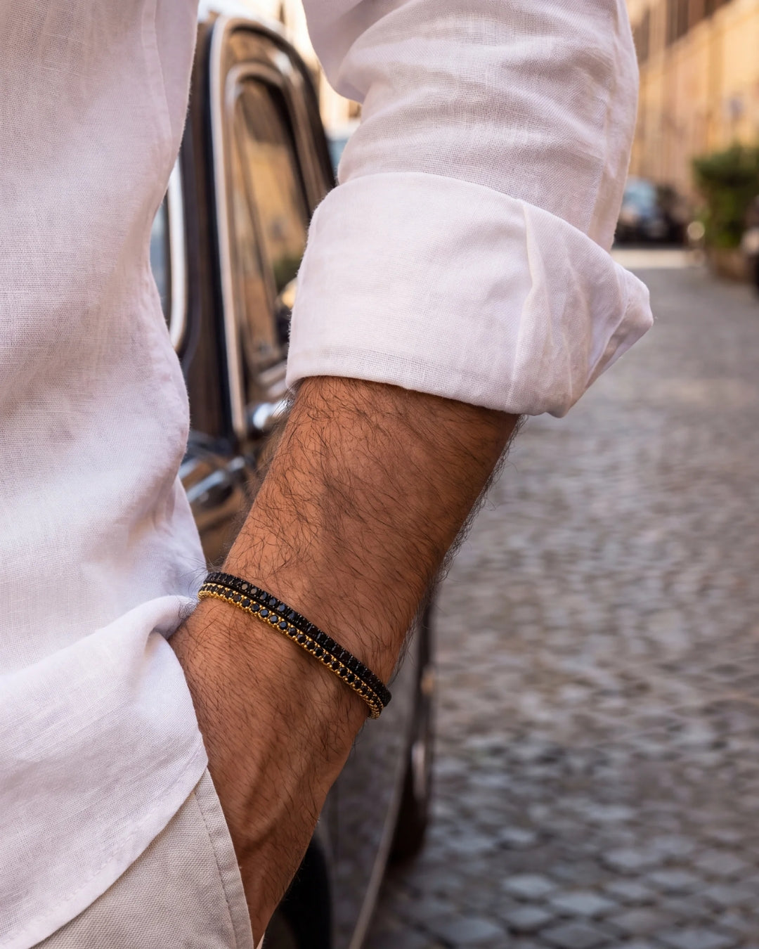 Vorn bracelet worn, Instagram