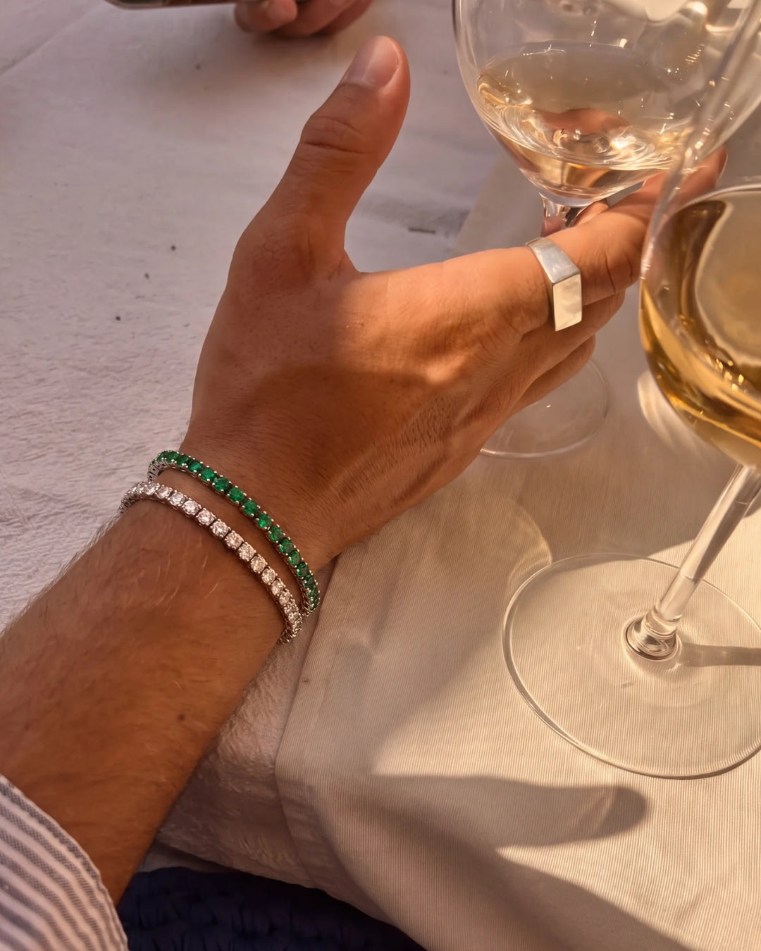 Vorn bracelet worn, Instagram